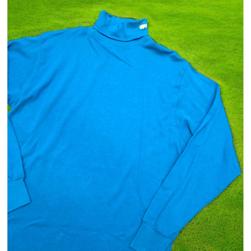 Slazenger Augusta National Masters Green Pullover Long Sleeve Turtle Neck Mens L